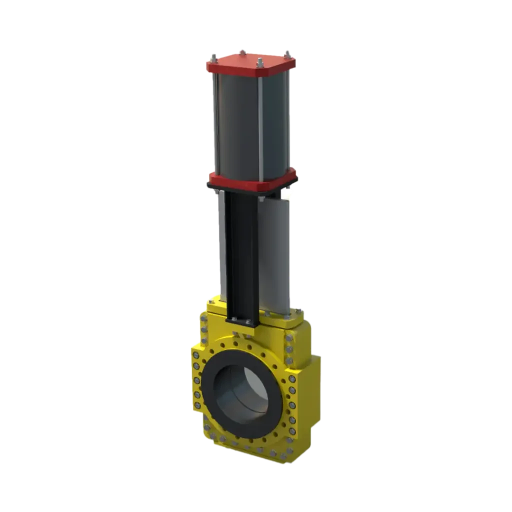 Válvula industrial para minería